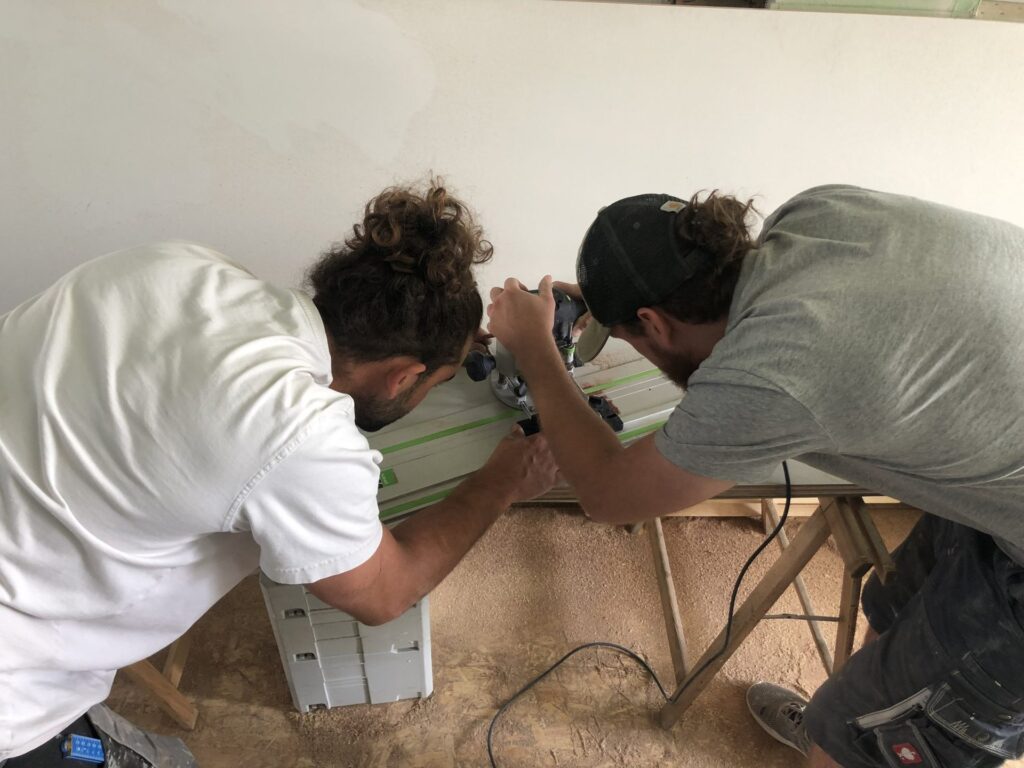 Projecten Samenwerken op de bouw met de invalzaag